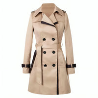 Stylish Women’s Trench Coat - Sophie-Khaki-S-State of Style