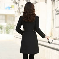Stylish Women's Trench Coat | Versatile & Comfortable-Black-M-State of Style