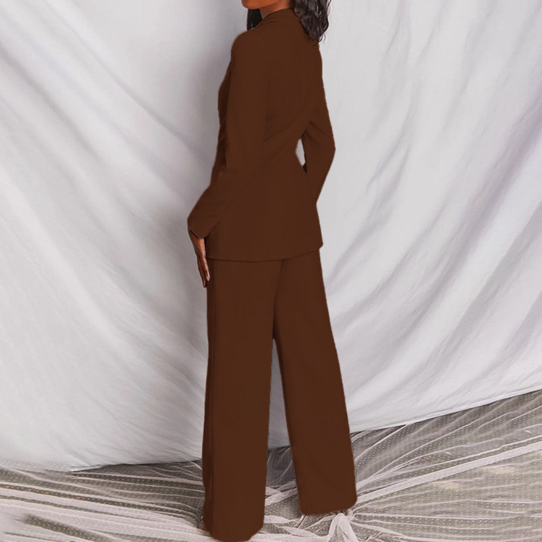 Stylish Women's Trouser Suit - Isabella-Pink-S-State of Style