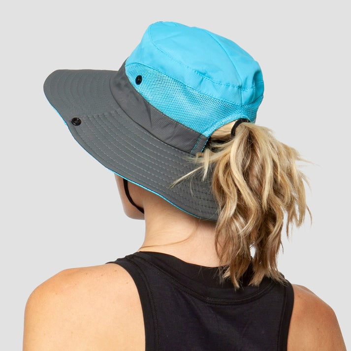 Stylish women's UV protection sun hat with a wide brim – Livia-Pink-State of Style