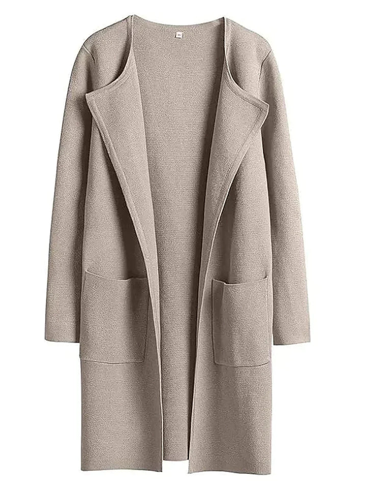 Stylish Women's Vest - Djamila-Grey Apricot-S (36)-State of Style