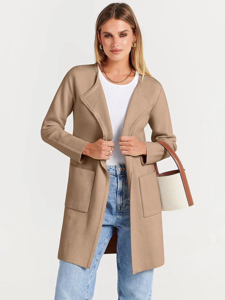 Stylish Women's Vest - Djamila-Khaki-S (36)-State of Style