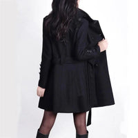 Stylish Women's Winter Coat with Belt - Sophie-Brown-M-State of Style