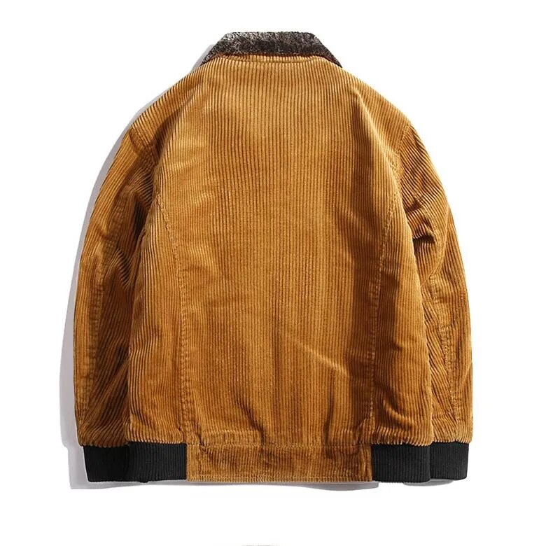 Stylish Wool Blend Winter Coat for Men - Liam-Yellow-M-State of Style