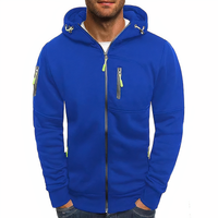 Stylish Zip-Up Hoodie - Markus-Blue-S-State of Style