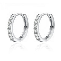 Stylish Zirconia Earrings - Mila-Silver-State of Style