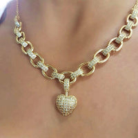 Stylish Zirconia Jewelry Set - Elisette-Gold-State of Style