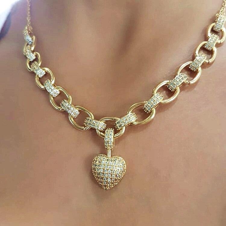 Stylish Zirconia Jewelry Set - Elisette-Gold-State of Style