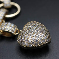 Stylish Zirconia Jewelry Set - Elisette-Gold-State of Style