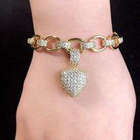 Stylish Zirconia Jewelry Set - Elisette-Gold-State of Style