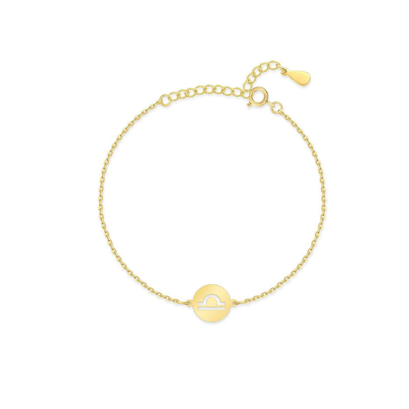 Stylish Zodiac Bracelet – Lyra-Gold-Libra-State of Style