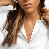 Stylish Zodiac Necklace - Celestia-Gold-Aquarius-State of Style