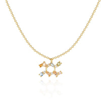 Stylish Zodiac Necklace - Celestia-Gold-Aquarius-State of Style