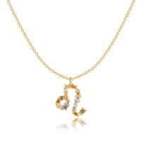 Stylish Zodiac Necklace - Celestia-Gold-Leo-State of Style