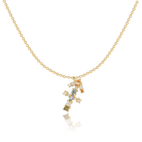Stylish Zodiac Necklace - Celestia-Gold-Sagittarius-State of Style