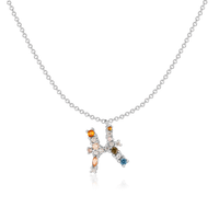 Stylish Zodiac Necklace - Celestia-Silver-Pisces-State of Style