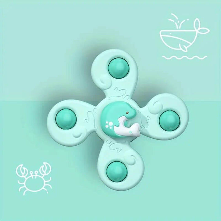 Colourful baby spinner with suction cup – TurnFun Mini