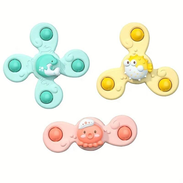 Colourful baby spinner with suction cup – TurnFun Mini