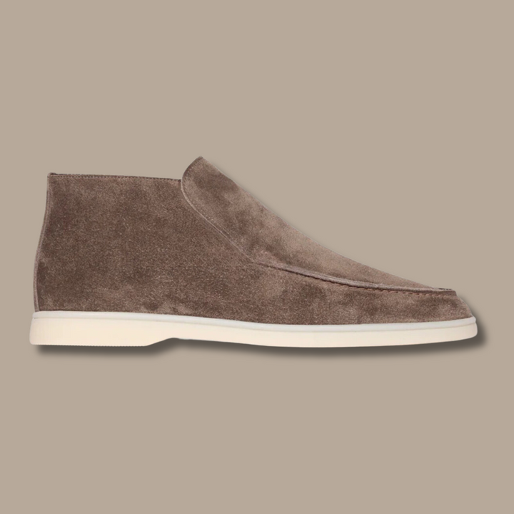 Suede Loafers - LuxeStride SpringFlair-Suede - Brown-6-State of Style