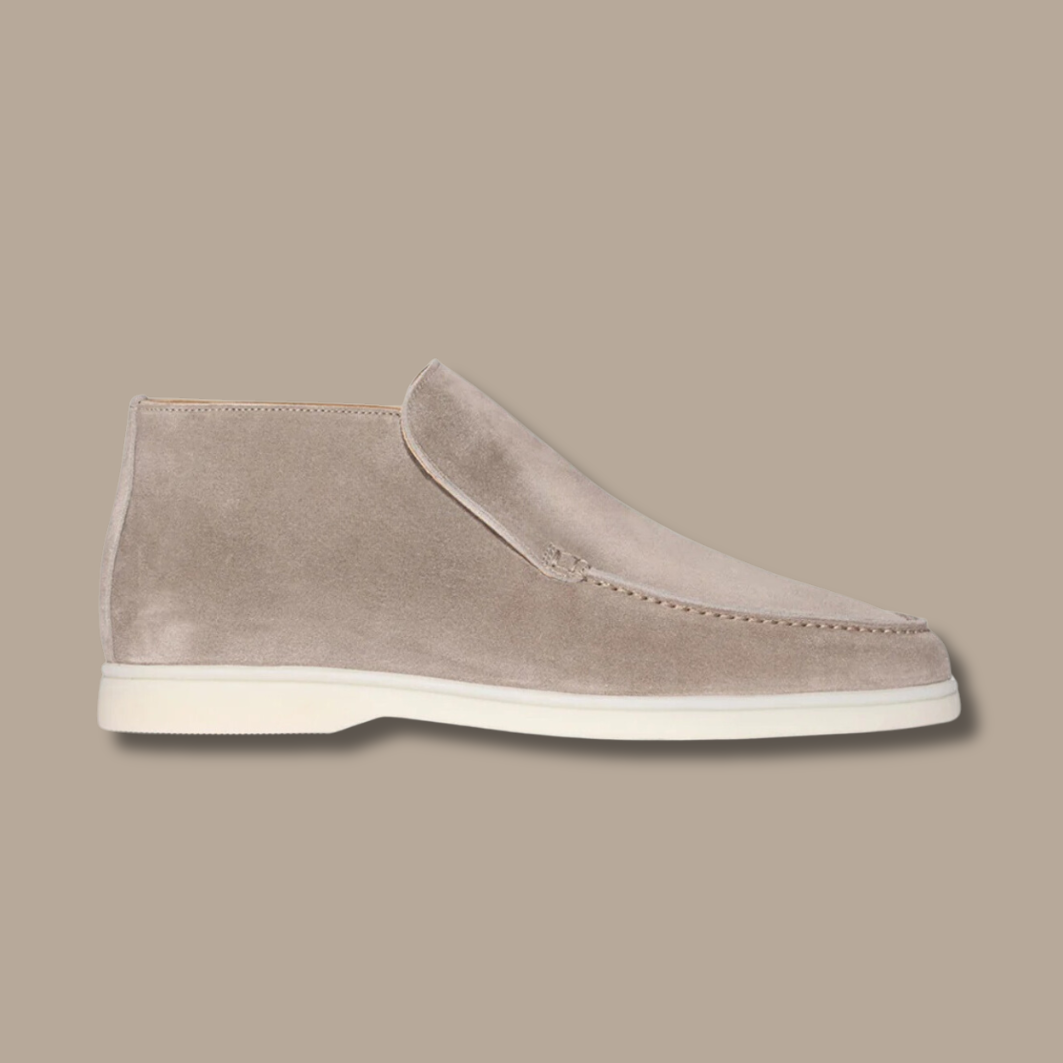 Suede Loafers - LuxeStride SpringFlair-Suede - Light Brown-6-State of Style