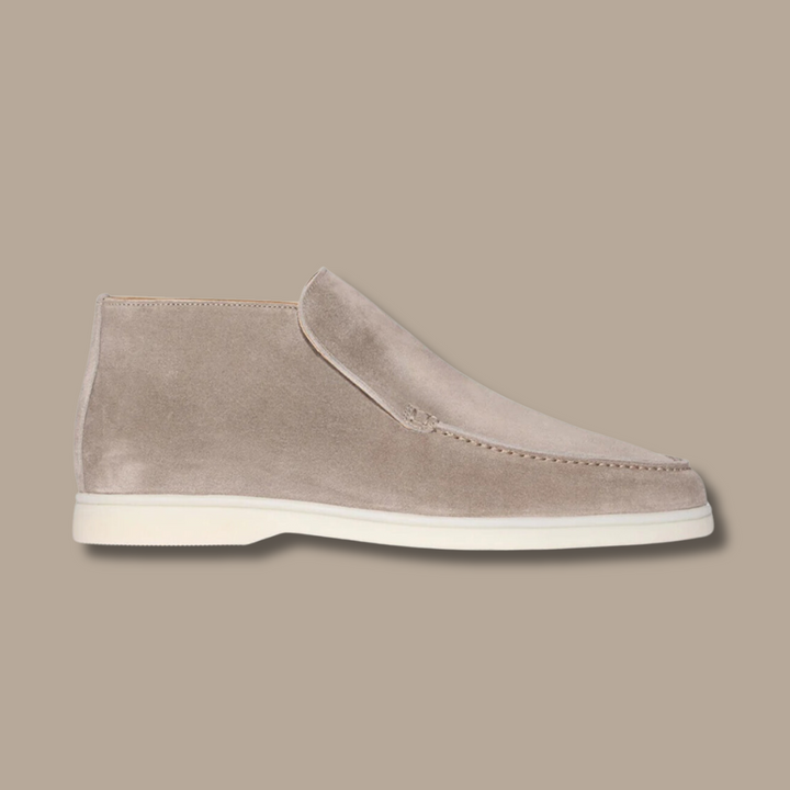 Suede Loafers - LuxeStride SpringFlair-Suede - Light Brown-6-State of Style