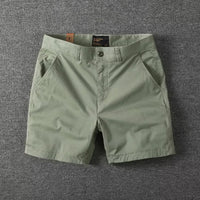 Summer chino shorts with a comfort fit – Matteo-Green-28-State of Style