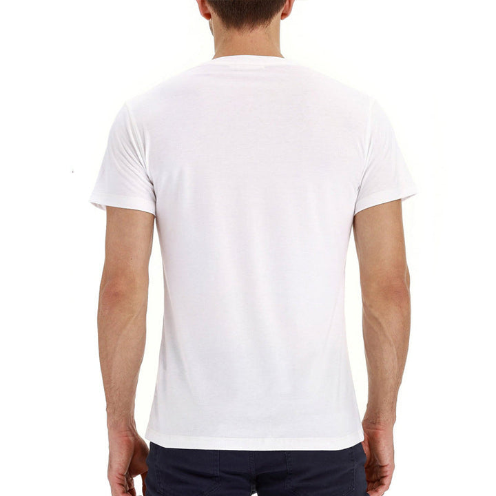 Summer Cotton Men's T-shirt – Finn-Dark blue-S-State of Style