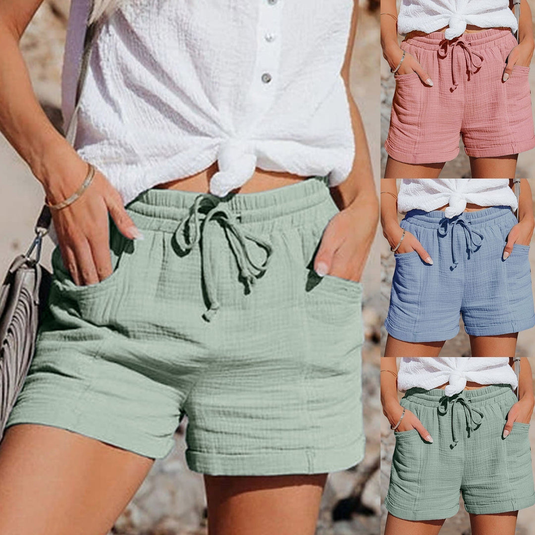 Summer Cotton Shorts - Livia-Green-XS-State of Style