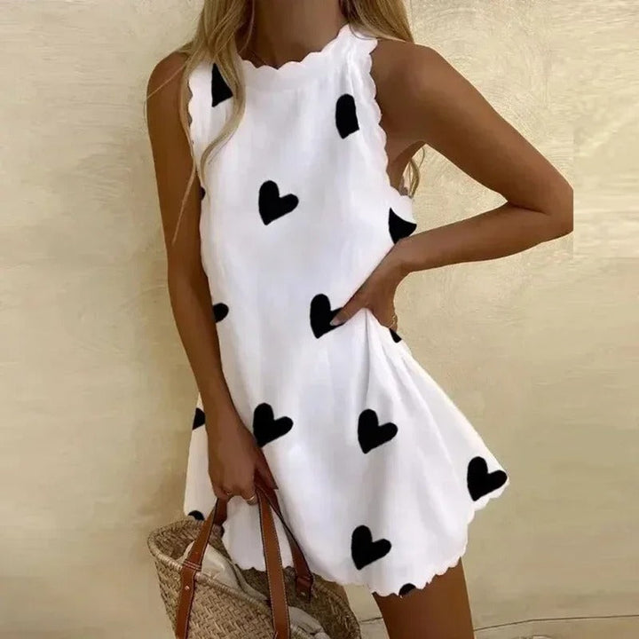 Summer Dress - Eva-White (Heart Pressure)-XS-State of Style