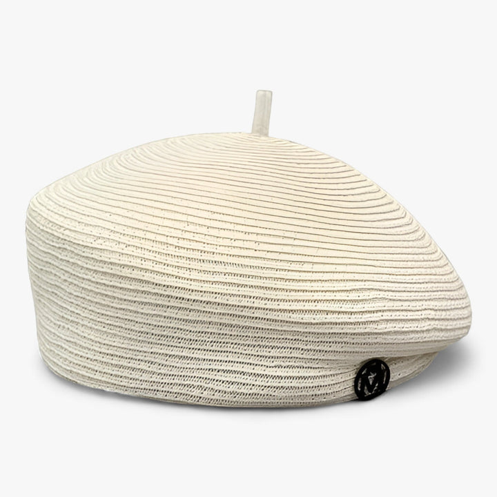 Summer fedora hat for women made of straw – light & stylish-Silk plant fine grass-Average size 55-57 cm-State of Style