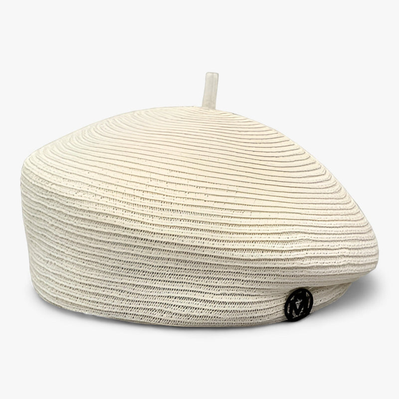 Summer fedora hat for women made of straw – light & stylish-Silk plant fine grass-Average size 55-57 cm-State of Style