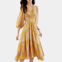 Summer Flower Dress with Stretch Fabric – Maëlle-S-State of Style