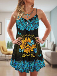 Summer Mini Dress with Playful Print - Celestine-Butterfly-S-State of Style