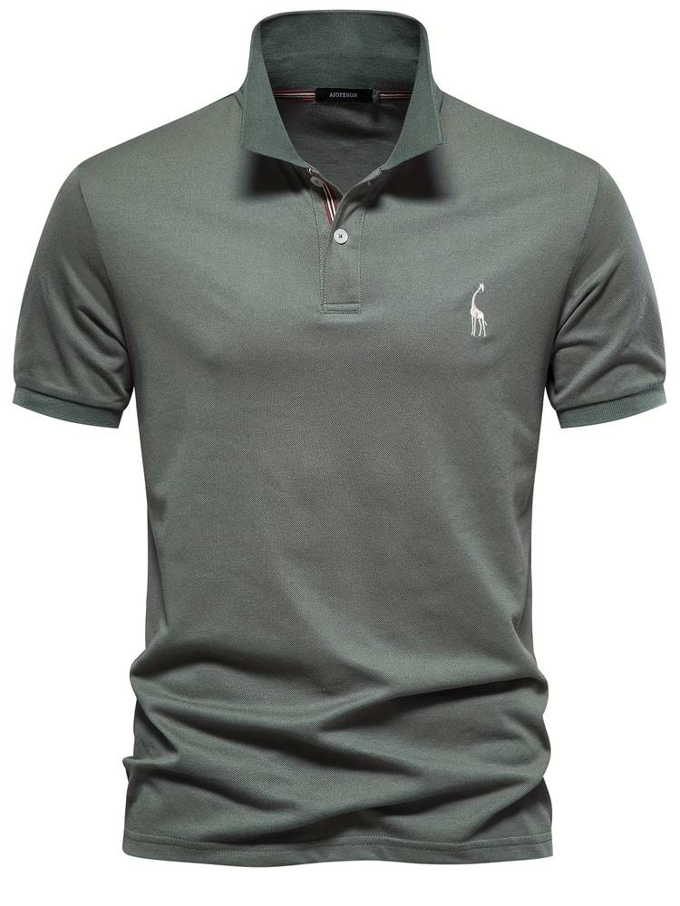 Summer Polo Shirt Men | Breathable & Comfortable – Joris (1+1 FREE)-Army green-S-State of Style