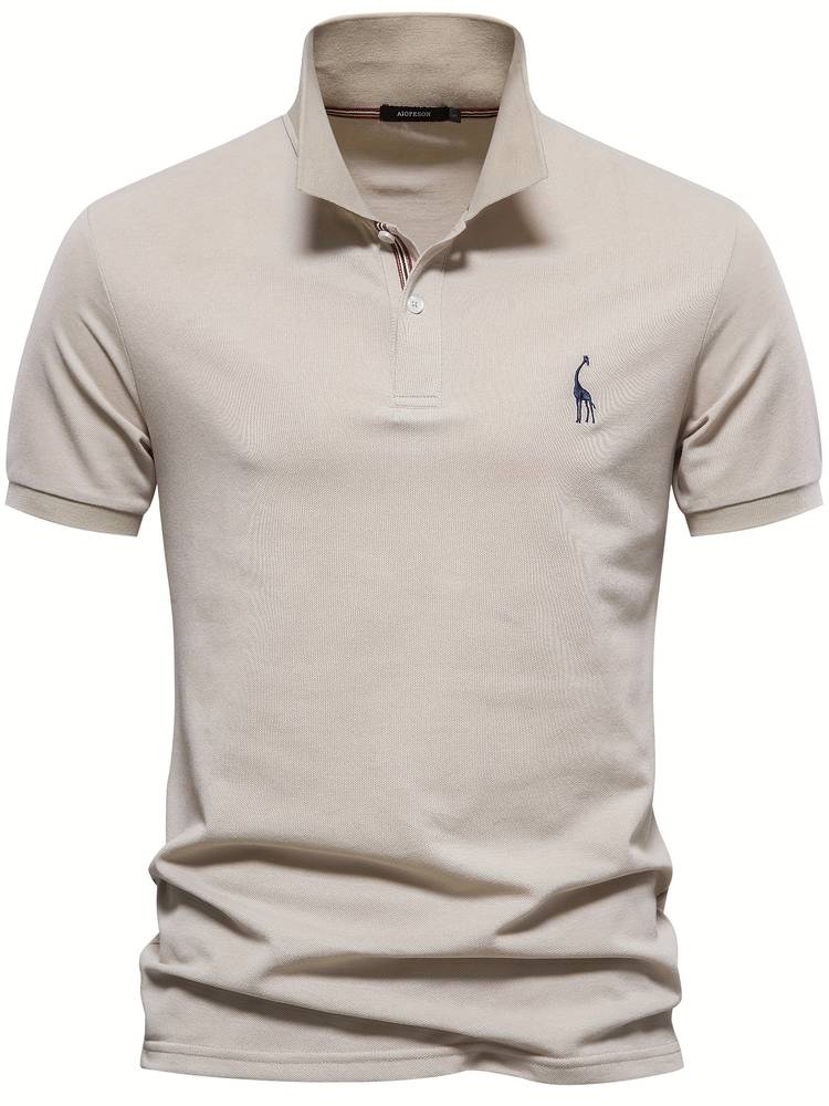 Summer Polo Shirt Men | Breathable & Comfortable – Joris (1+1 FREE)-Beige-S-State of Style