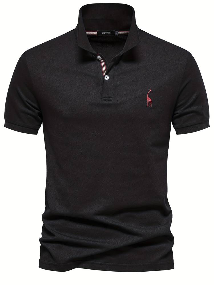 Summer Polo Shirt Men | Breathable & Comfortable – Joris (1+1 FREE)-Black-S-State of Style