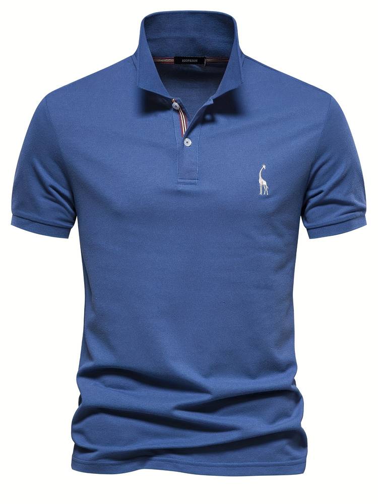 Summer Polo Shirt Men | Breathable & Comfortable – Joris (1+1 FREE)-Blue-S-State of Style
