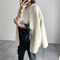 Summer Women's Cardigan made of Egyptian Fabric – Niva-Black-State of Style