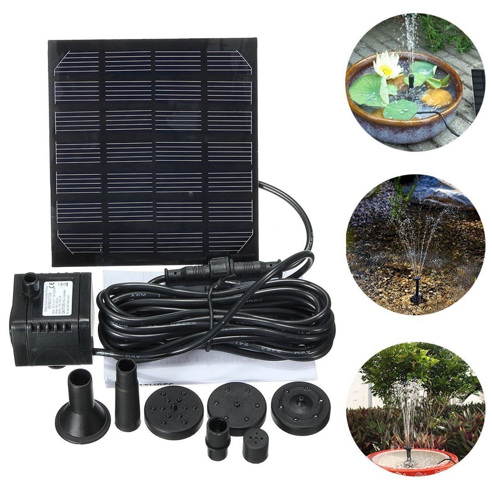 Sun fountain for Pond & Birdbath – Solaflow-State of Style