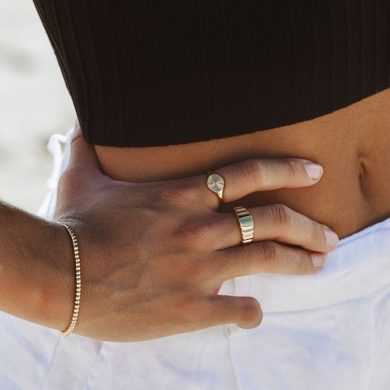 Sun Signet Ring - Solara-5-Gold-State of Style