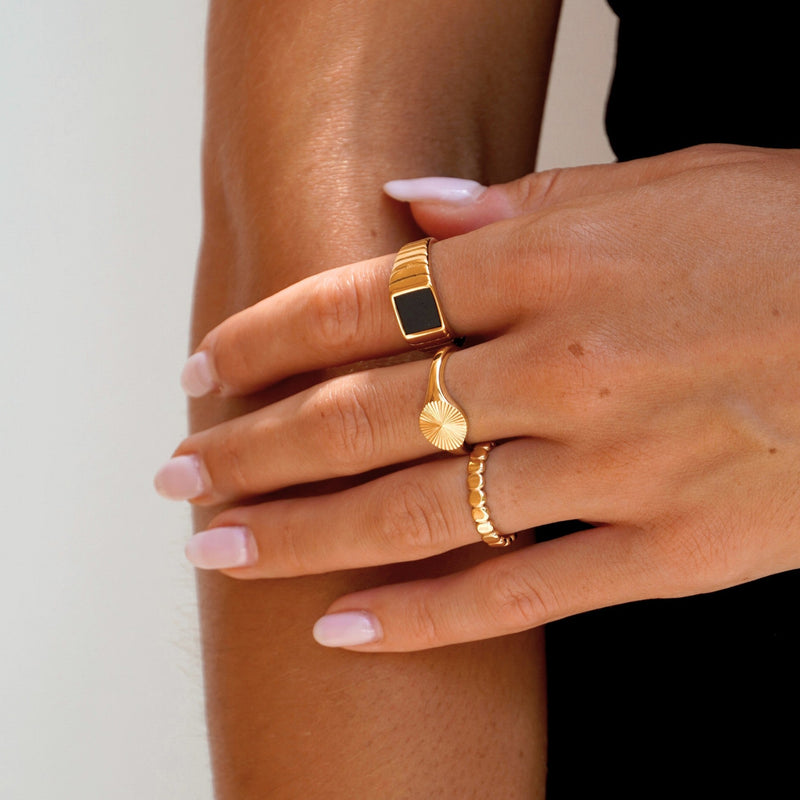 Sun Signet Ring - Solara-5-Gold-State of Style
