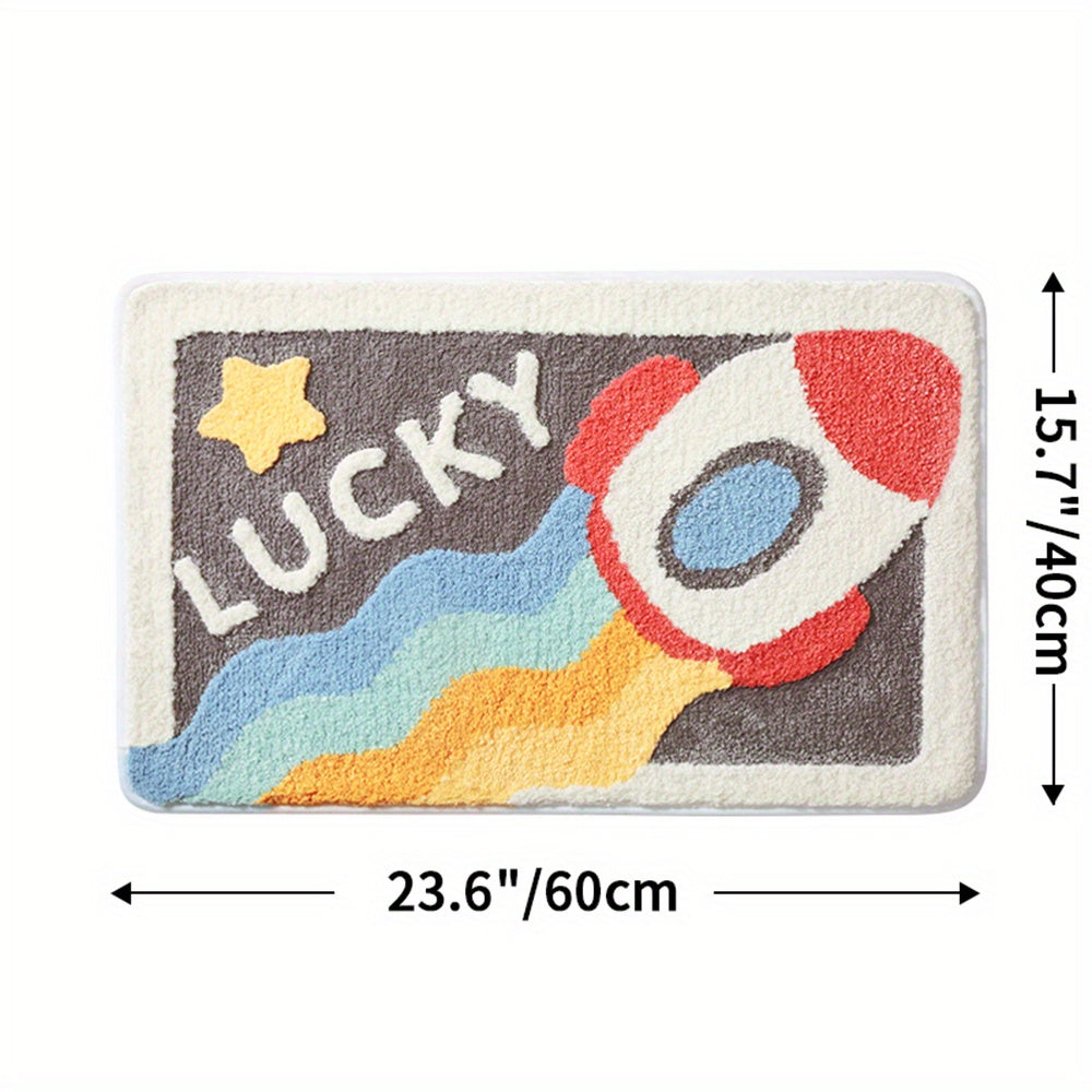 Super Absorbent Anti-Slip Bath Mat for Bathroom and Toilet - Milo-40cm x 60cm-Rocket-State of Style