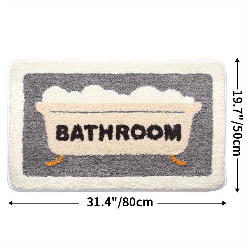 Super Absorbent Anti-Slip Bath Mat for Bathroom and Toilet - Milo-50cm x 80cm-Bath-State of Style
