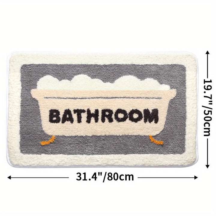 Super Absorbent Anti-Slip Bath Mat for Bathroom and Toilet - Milo-50cm x 80cm-Bath-State of Style