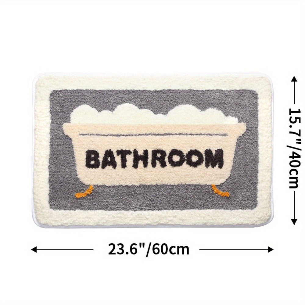 Super Absorbent Anti-Slip Mat for Bathroom and Toilet - Milo-Bath-40 x 60 cm-State of Style