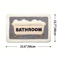 Super Absorbent Anti-Slip Mat for Bathroom and Toilet - Milo-Bath-40 x 60 cm-State of Style