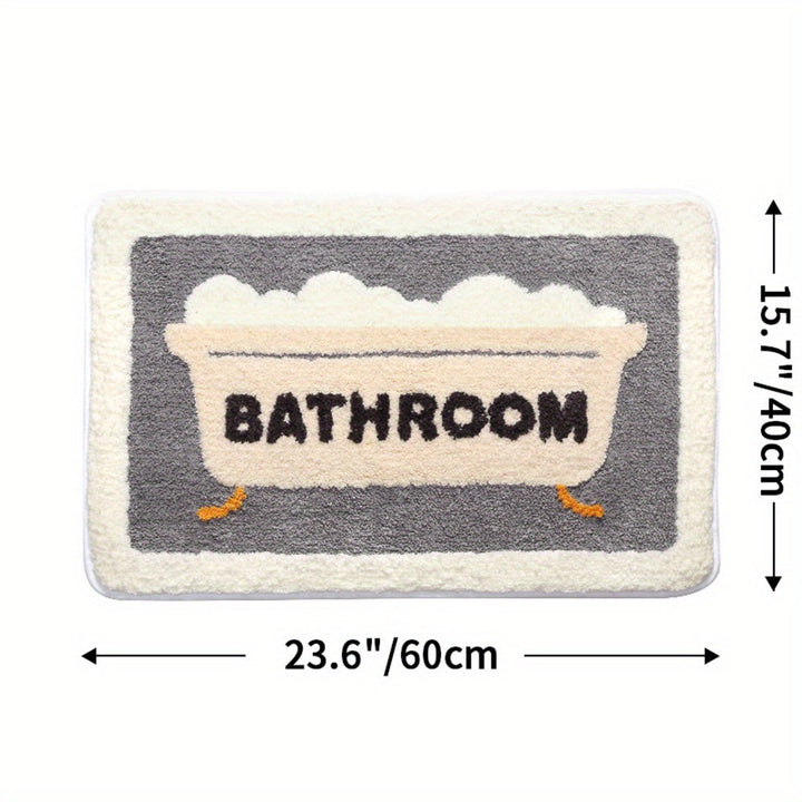 Super Absorbent Anti-Slip Mat for Bathroom and Toilet - Milo-Bath-40 x 60 cm-State of Style