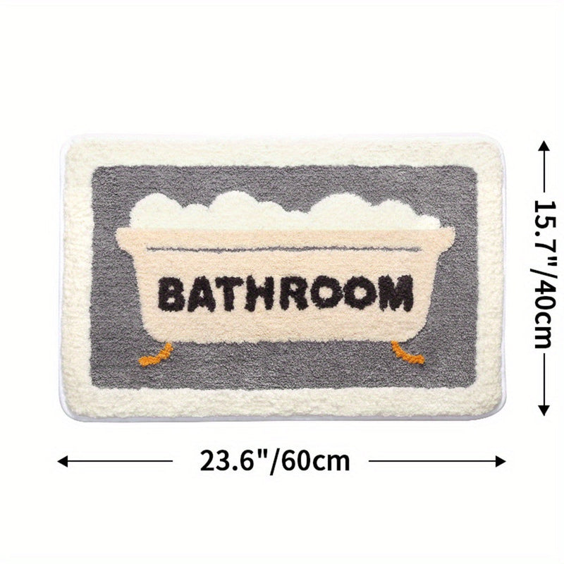 Super Absorbent Anti-Slip Mat for Bathroom and Toilet - Milo-Bath-40 x 60 cm-State of Style