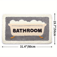 Super Absorbent Anti-Slip Mat for Bathroom and Toilet - Milo-Bath-40 x 60 cm-State of Style