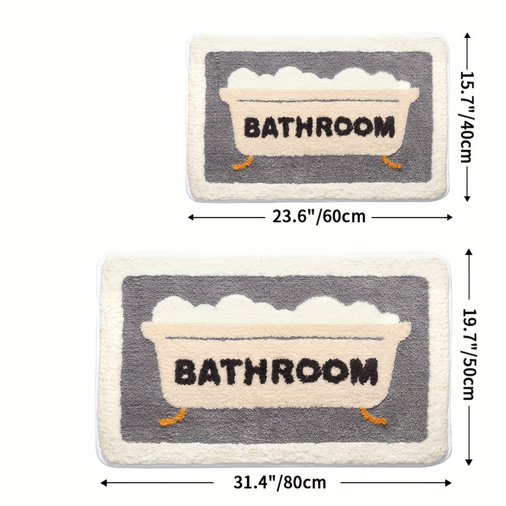 Super Absorbent Anti-Slip Mat for Bathroom and Toilet - Milo-Bath-40 x 60 cm-State of Style